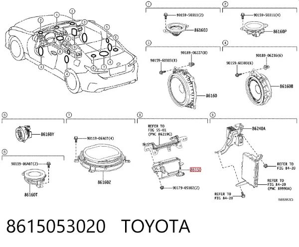  8615053020 Toyota
