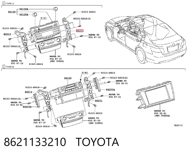  8621133210 Toyota