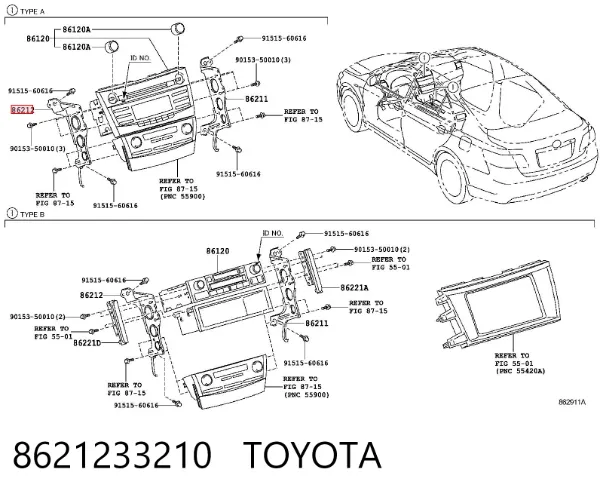  8621233210 Toyota