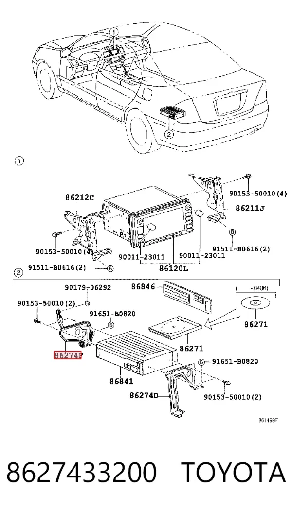  8627433200 Toyota