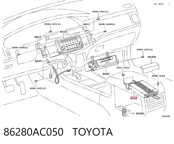  86280AC050 Toyota
