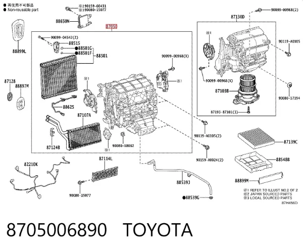  8705006890 Toyota