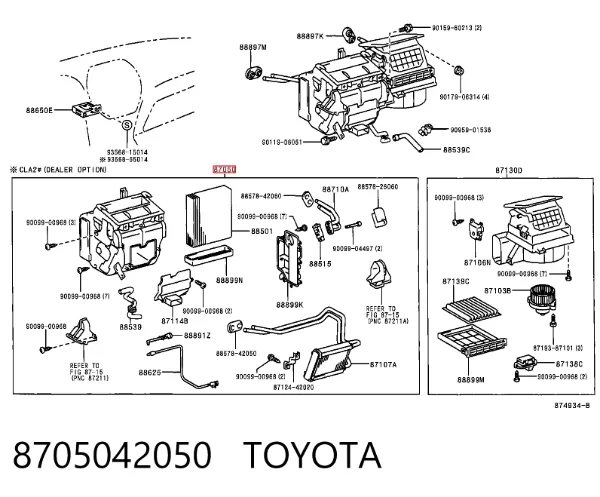  8705042050 Toyota
