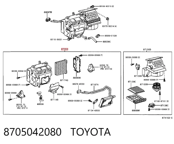  8705042080 Toyota
