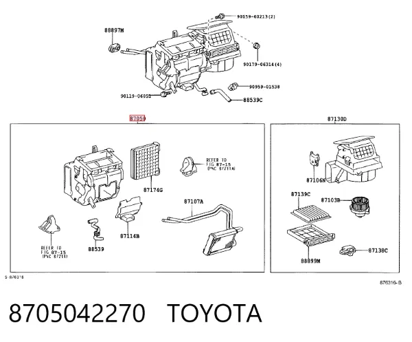  8705042270 Toyota