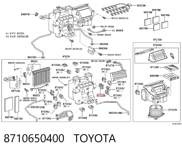  8710650400 Toyota