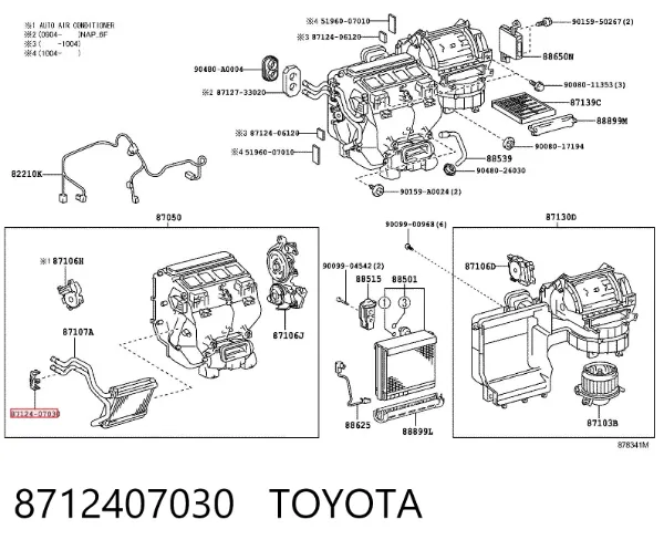  8712407030 Toyota