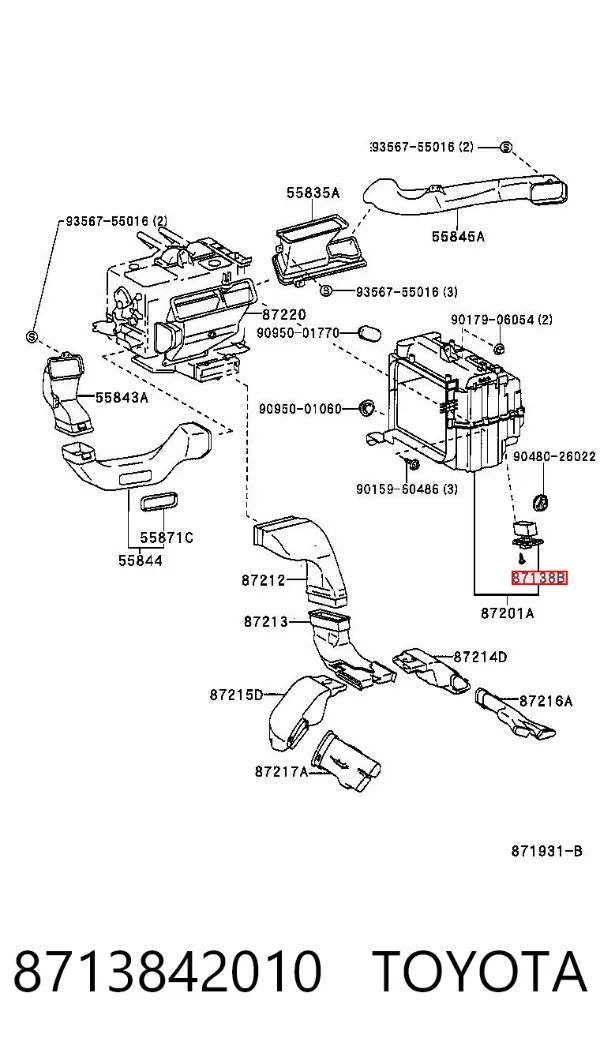  8713842010 Toyota