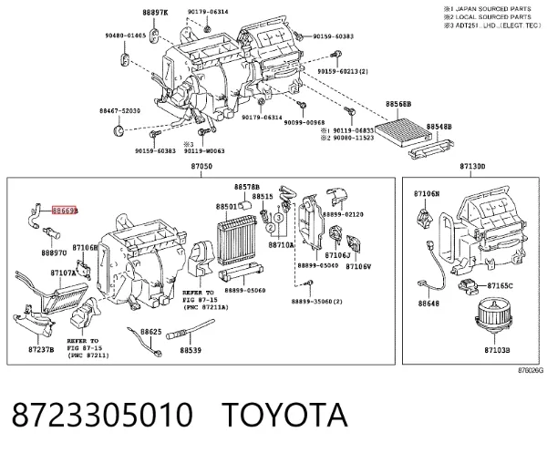  8723305010 Toyota