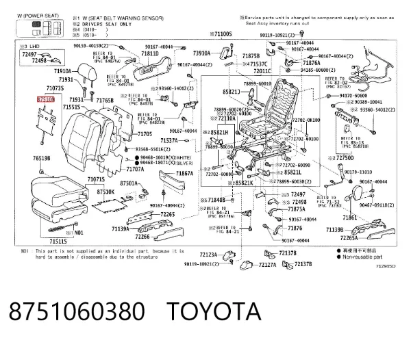  8751060380 Toyota