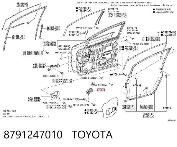  8791247010 Toyota