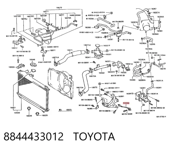  8844433012 Toyota