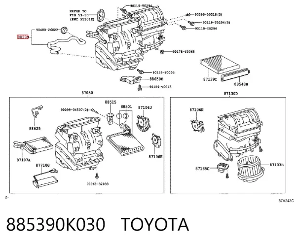  885390K030 Toyota