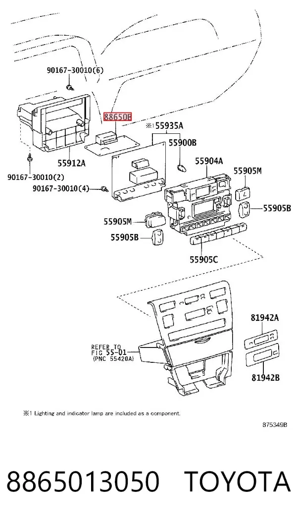  8865013050 Toyota
