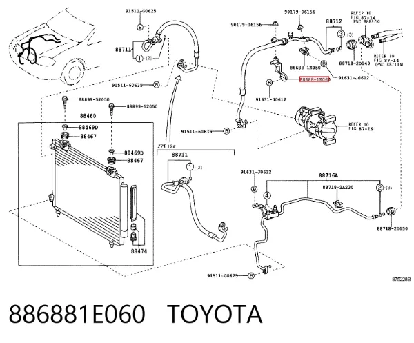  886881E060 Toyota