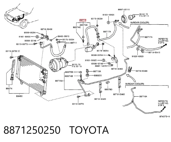  8871250250 Toyota