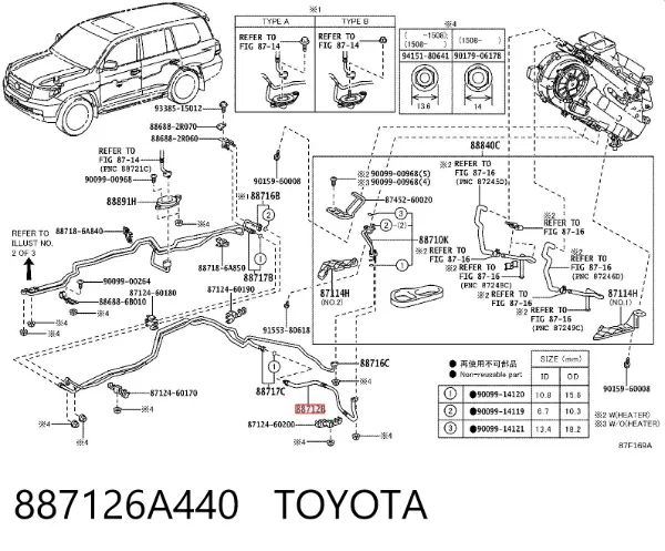  887126A440 Toyota