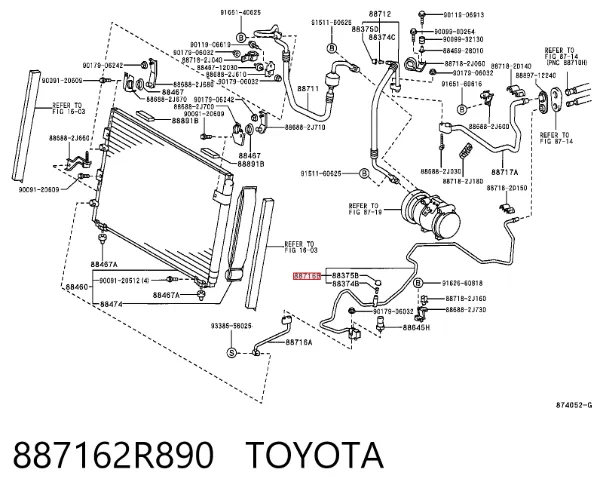  887162R890 Toyota