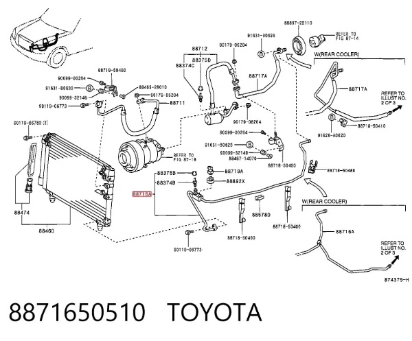  8871650510 Toyota