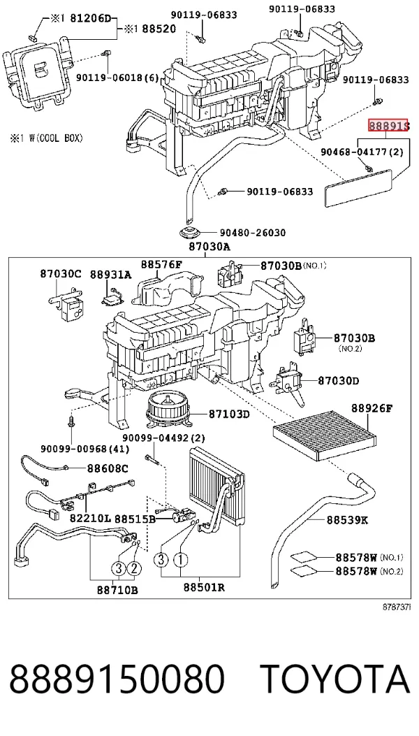  8889150080 Toyota