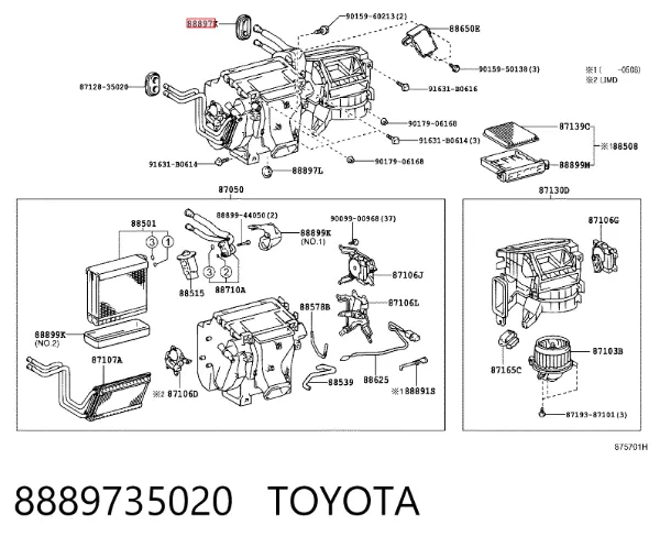  8889735020 Toyota