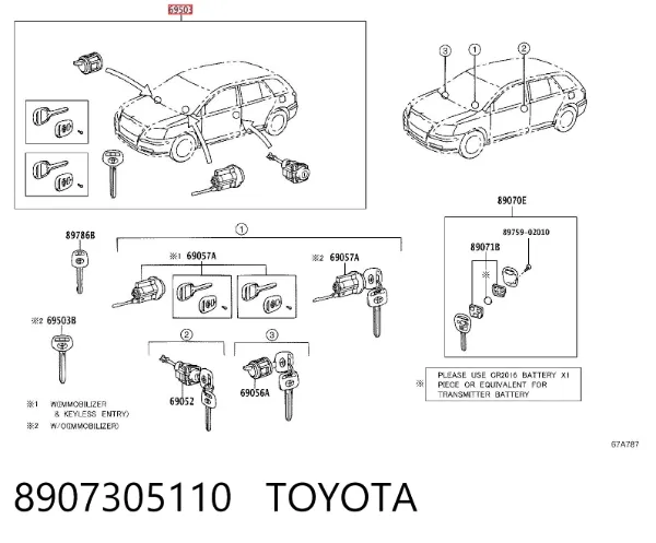  8907305110 Toyota