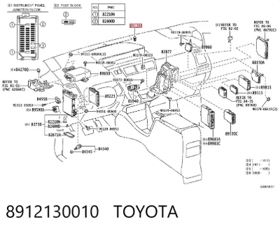 Датчик освещения TOYOTA 8912130010