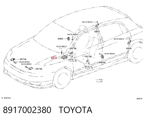 8917002380 Toyota