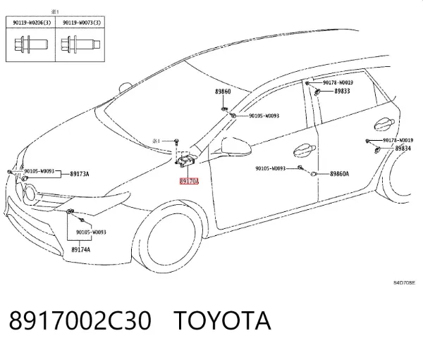  8917002C30 Toyota