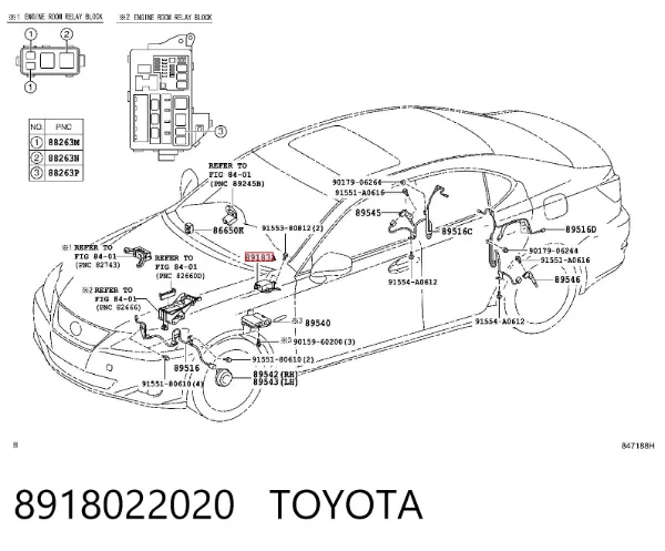 Датчик ESP 8918022020 Toyota