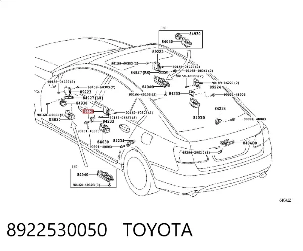  8922530050 Toyota