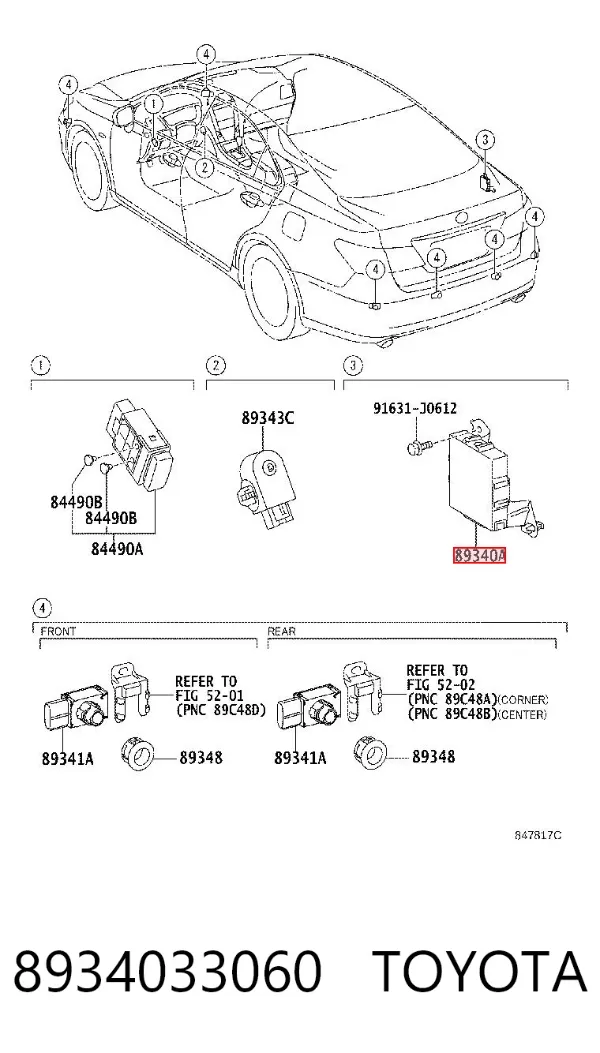  8934033060 Toyota