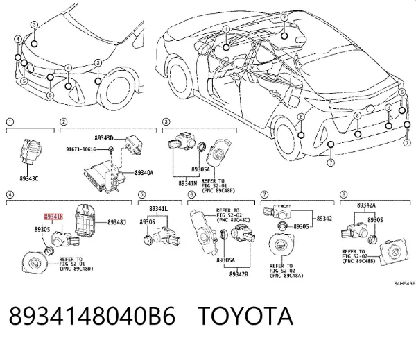  8934148040B6 Toyota