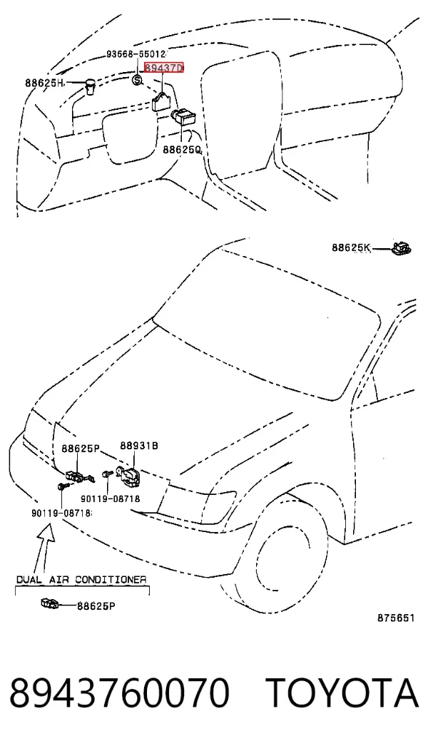  8943760070 Toyota
