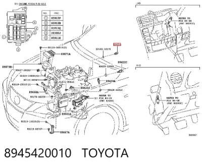 Датчик температуры топлива TOYOTA 8945420010