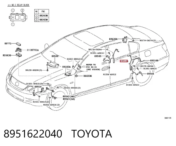  8951622040 Toyota
