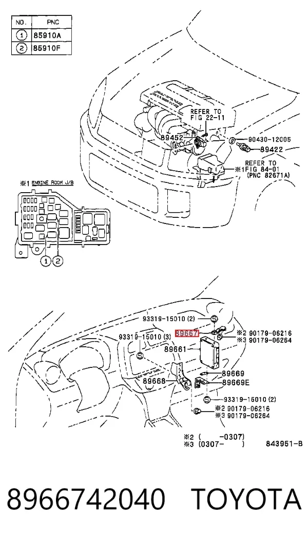  8966742040 Toyota