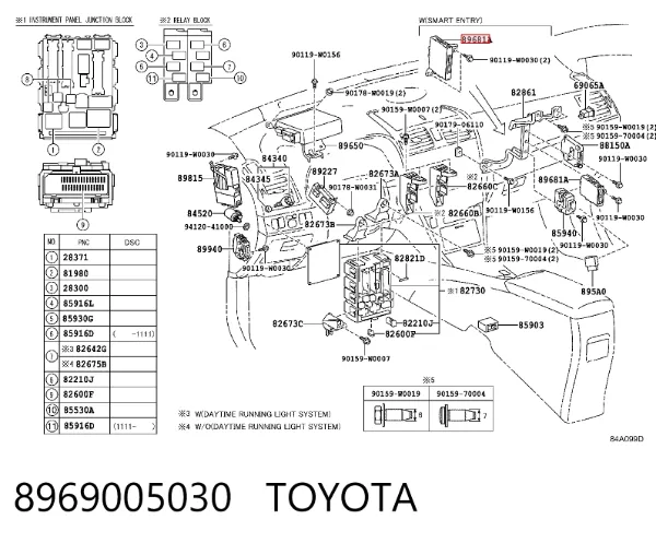  8969005030 Toyota