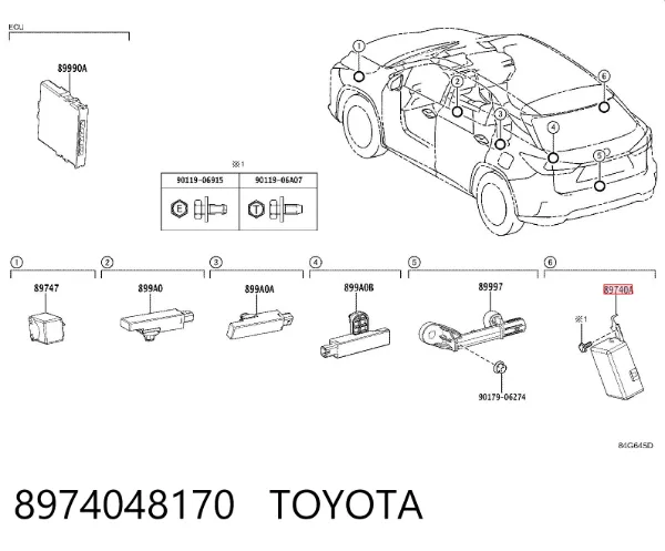  8974048170 Toyota