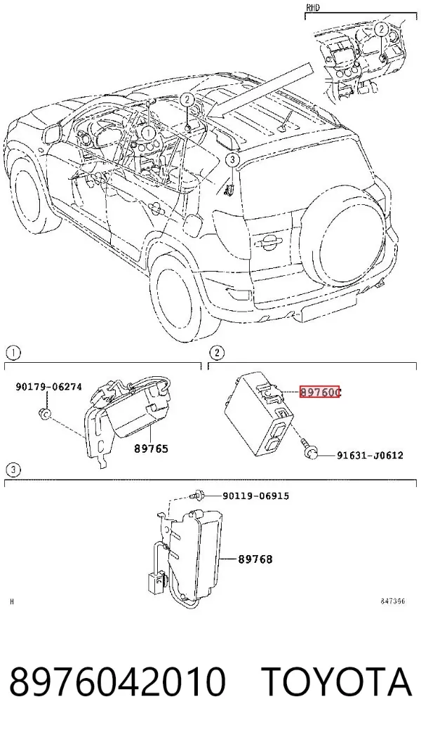  8976042010 Toyota