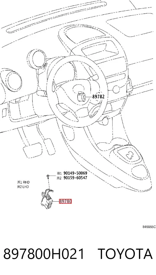  897800H021 Toyota