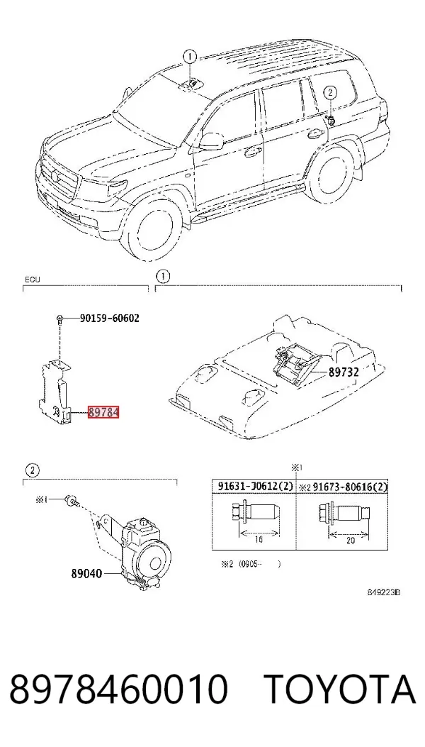  8978460010 Toyota