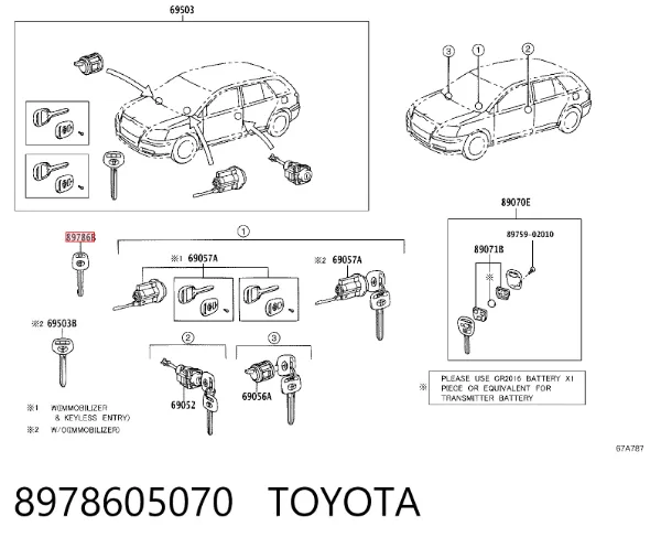  8978605070 Toyota