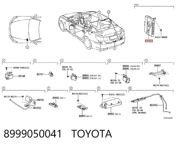  8999050041 Toyota