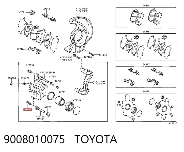  9008010075 Toyota