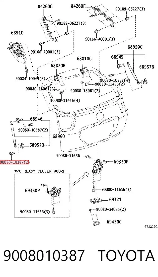  9008010387 Toyota