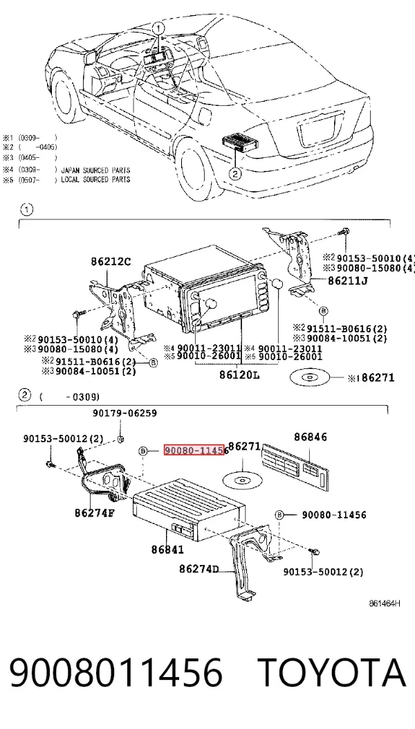  9008011456 Toyota