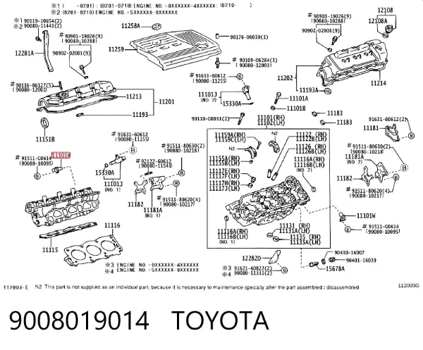 Датчик распредвала 9008019014 Toyota