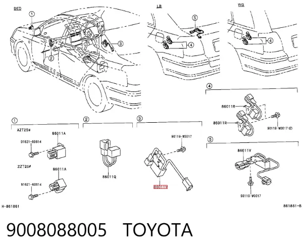  9008088005 Toyota