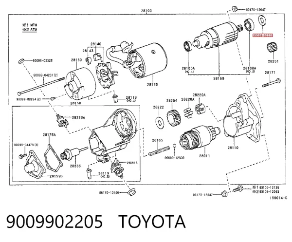  9009902205 Toyota